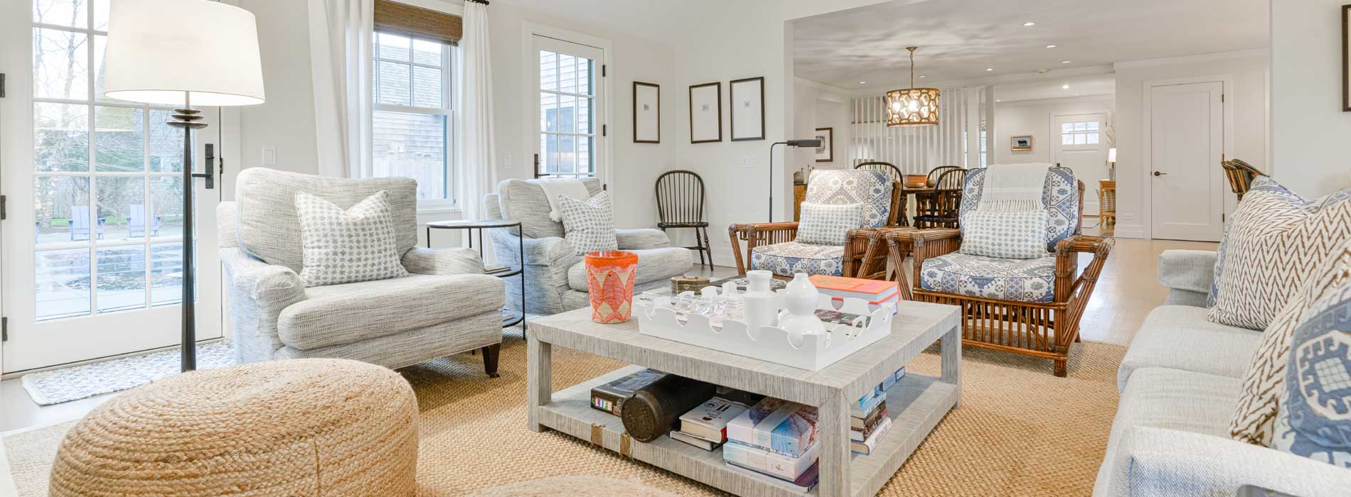 Full-service interior design for a Palm Beach coastal home by Bella Coze