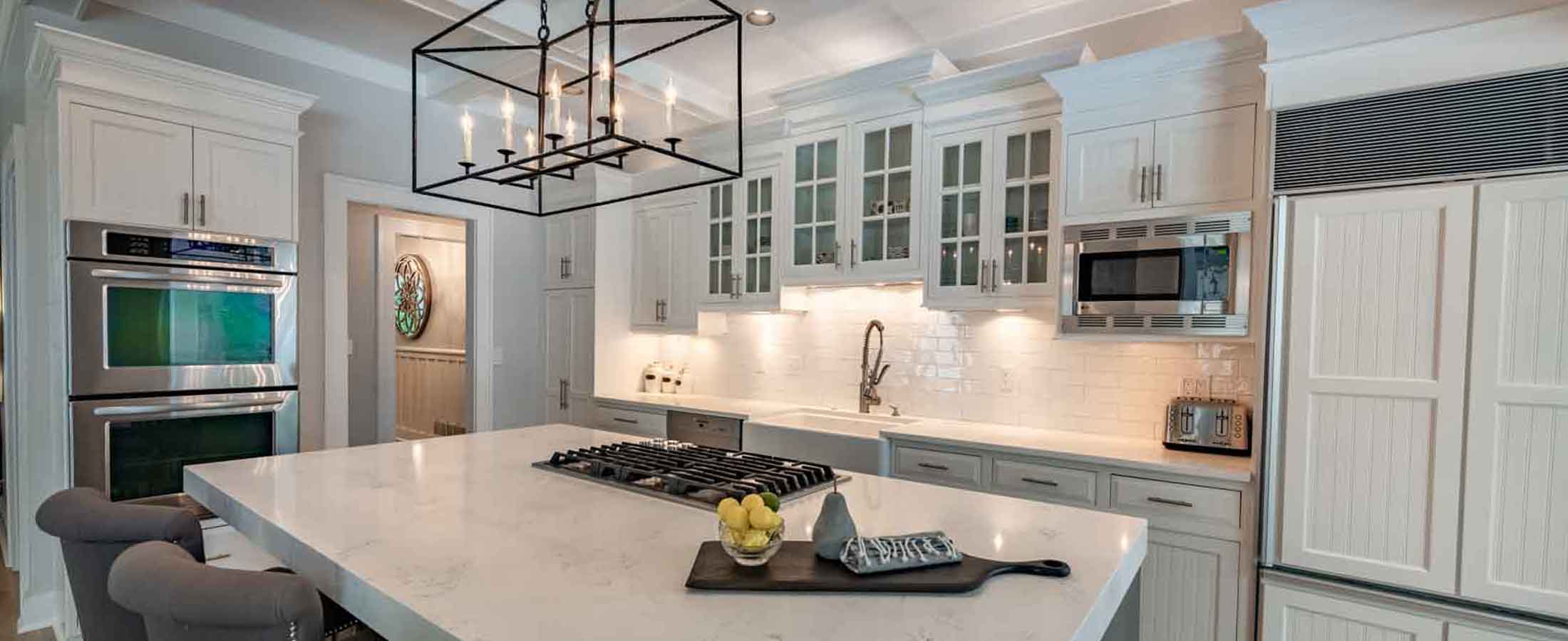 Second home interior design Hilton Head luxury kitchen