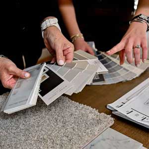 Palm Beach interior design selections and finish planning