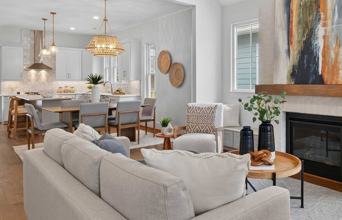 Interior design for Bay Creek homes in Cape Charles Virginia